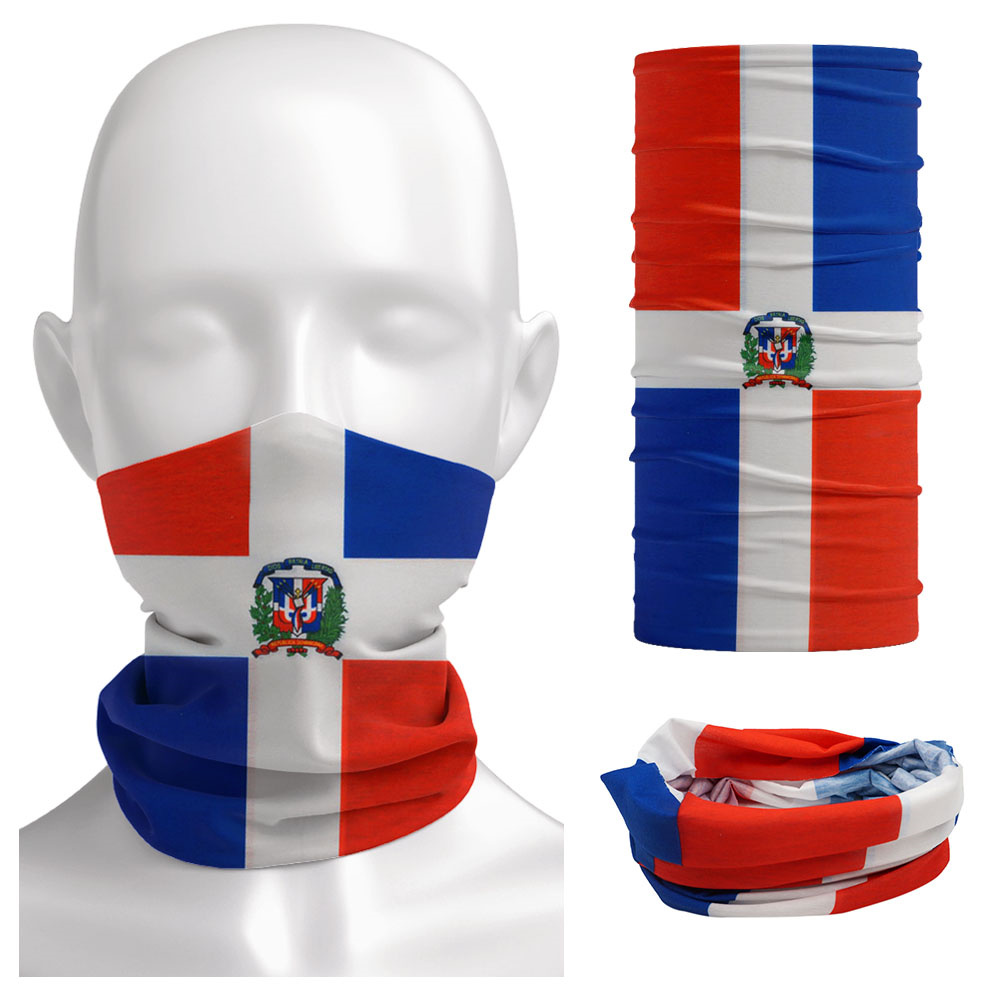 Fishing Gear - Dominica National flagge Bandana nahtlose Sommer