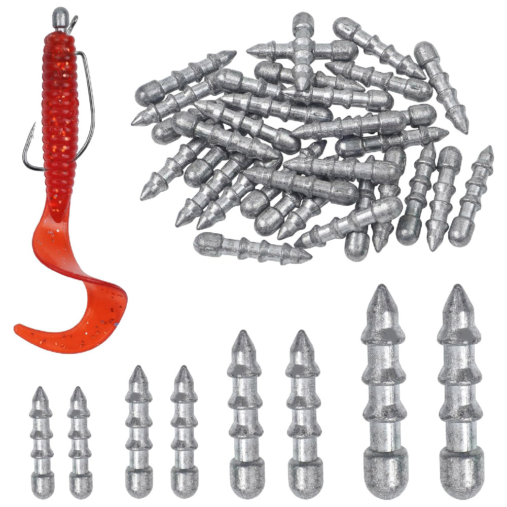 Trout Fishing Lure - 20 stücke Nagel gewichte platinen Wurm