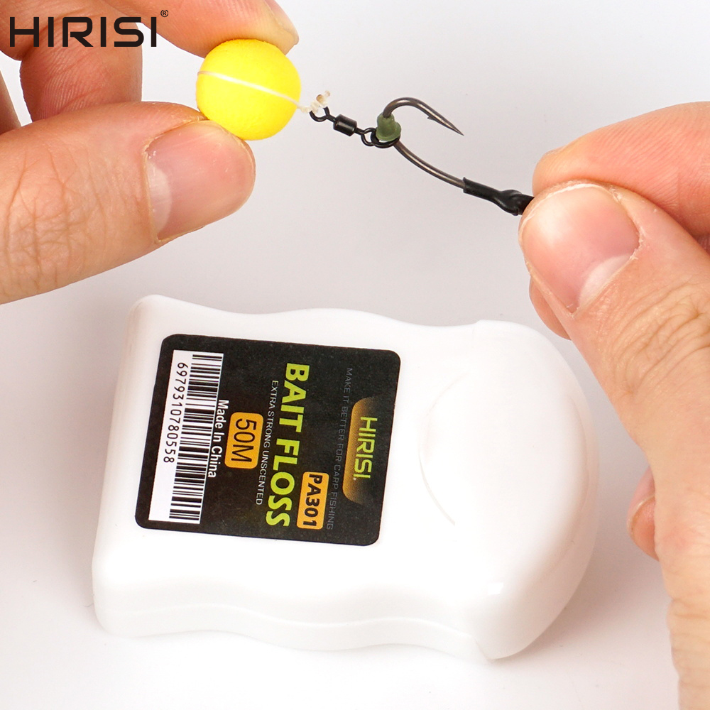 Fishing Equipment Wholesale - Hirisi 50m Karpfenangel-Köderflossen-Griffe UP Boilie-Halter Chod
