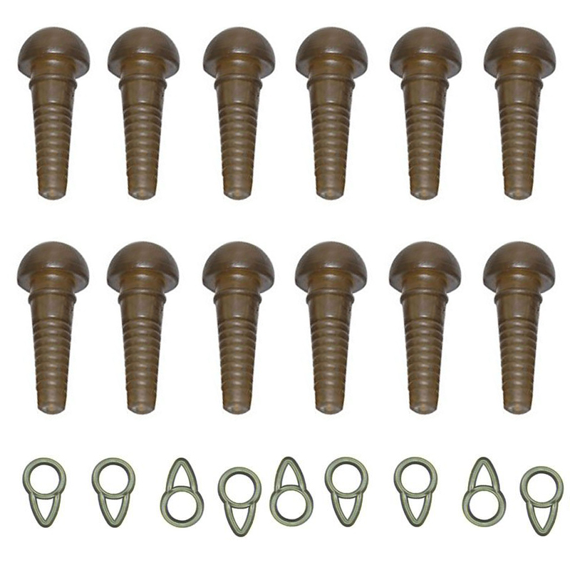 Carp Fishing Tackle - 30Pcs Karpfen Angeln Sicherheit Ärmeln Run