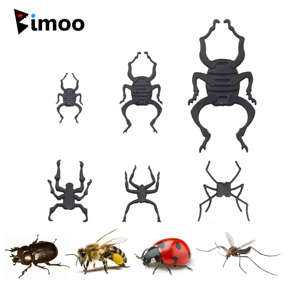 Trout Fishing Lure - Bimoo 20 Stück realistische Insekten-Gummibeine, Fliegenbindematerial,