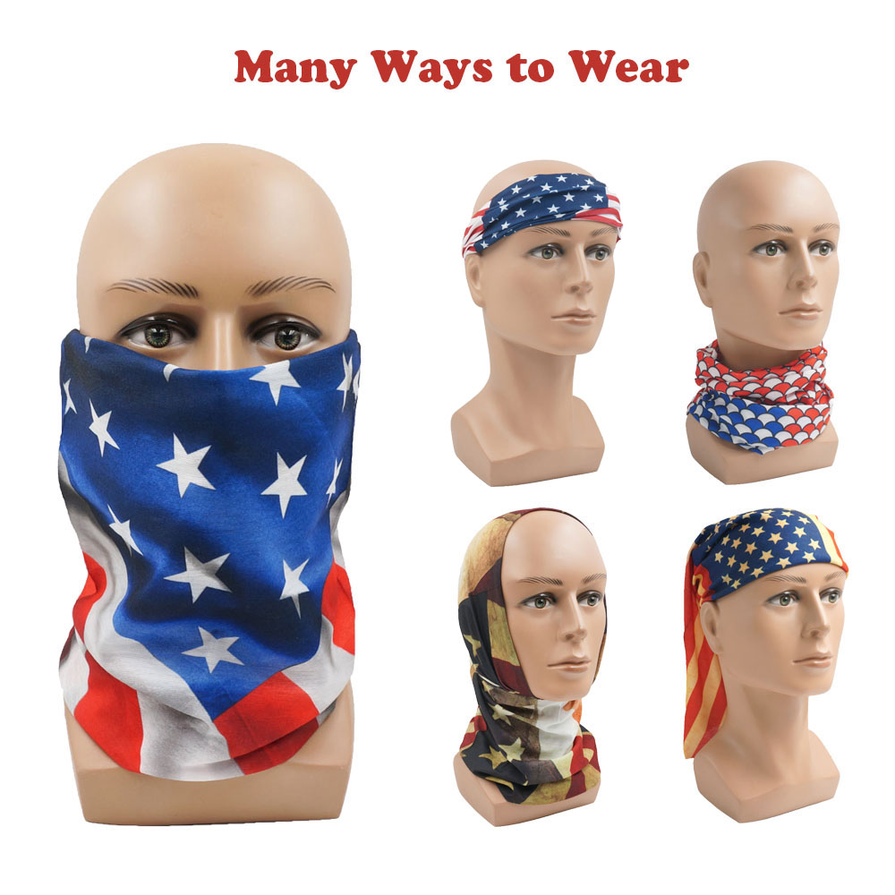 Sonnenschutzschal mit USA-Flag – Fishing Gear Bewertung und Preis