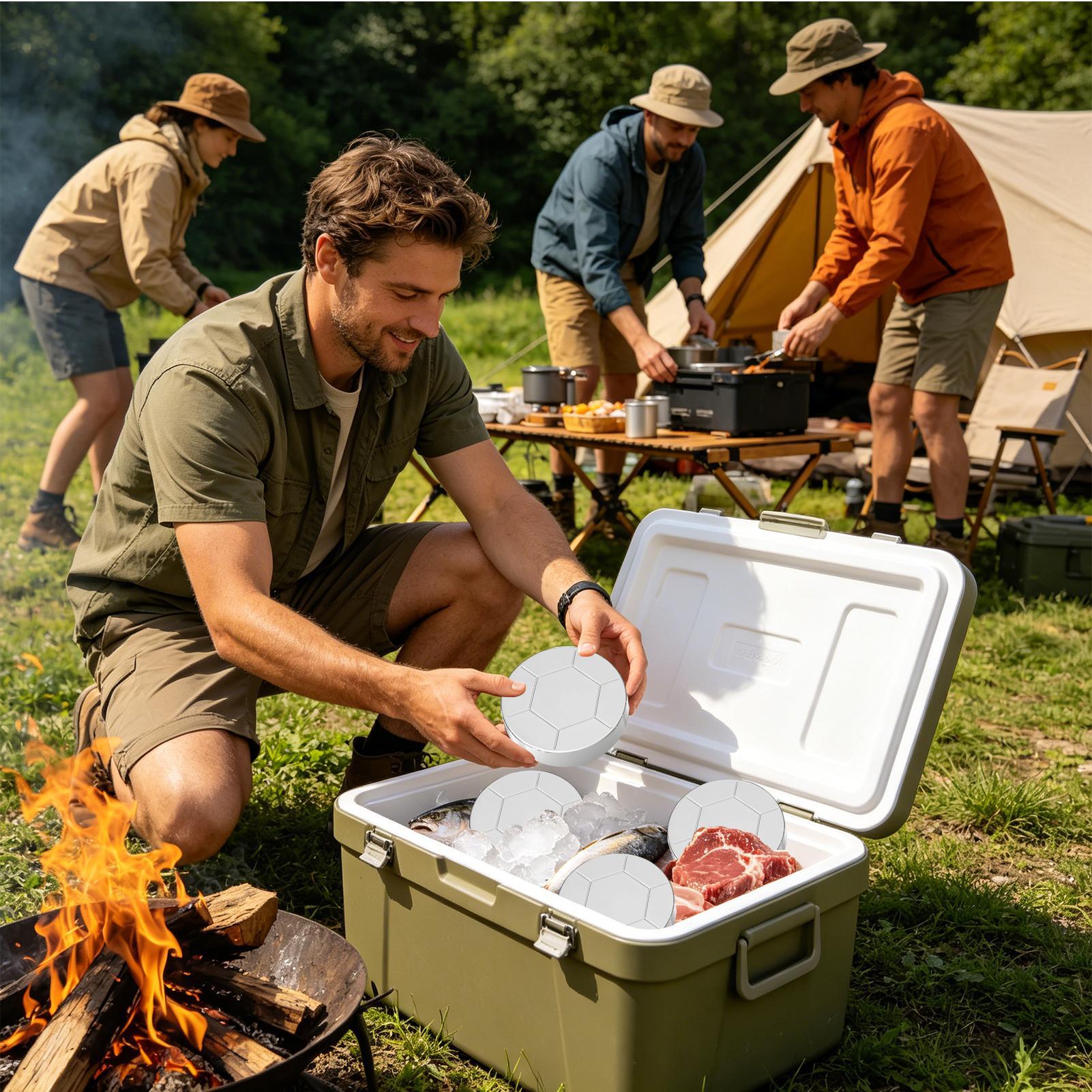 Edelstahl-Kühlbox mit Eispack, – Fishing Gear Bewertung und Preis