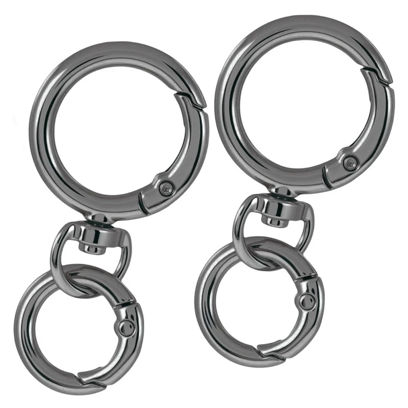 2 Sets runde Federschnappkarab – Fishing Swivel Connector Bewertung und Preis