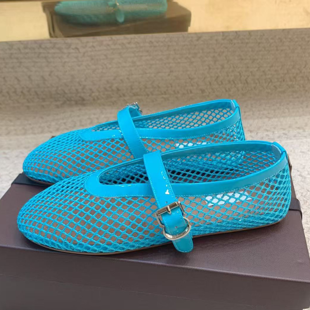 Freizeit-Flache Ballettschuhe  – Fishing Net Bewertung und Preis