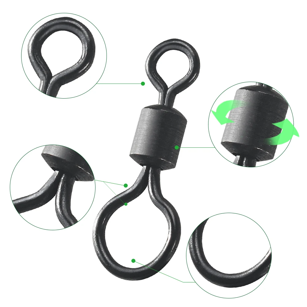 100 Stück Karpfenangel-Wirbel  – Fishing Equipment Wholesale Bewertung und Preis