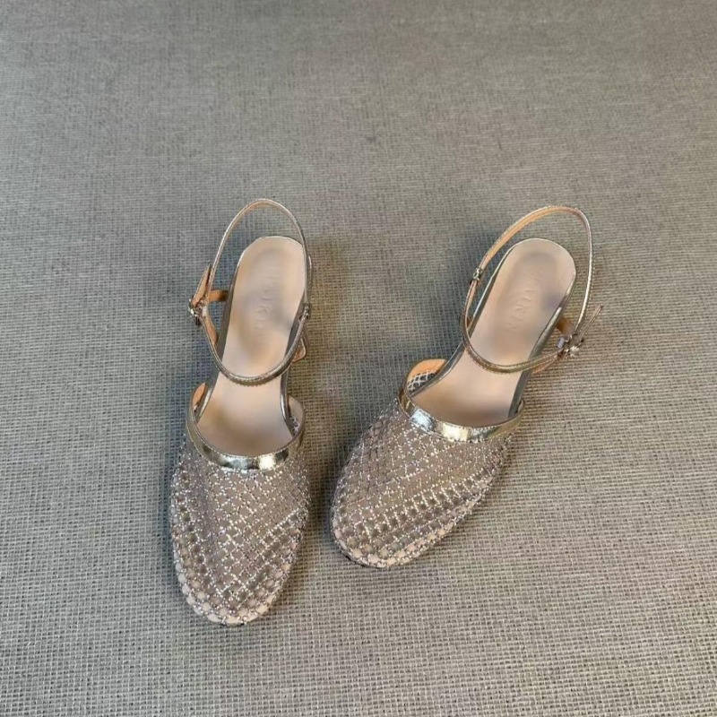 Französische Strass-Sandalen m – Fishing Net Bewertung und Preis